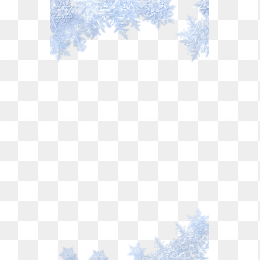 冰塊雪花邊框相框